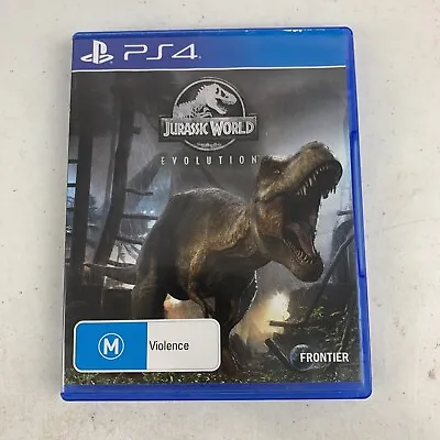 Jurassic World Evolution Game PlayStation 4 PS4 Free Tracked Postage • $35
