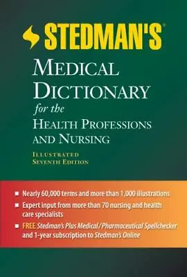 Stedman's Medical Dictionary For The Health Professions And Nursing By Stedman's • $7.47