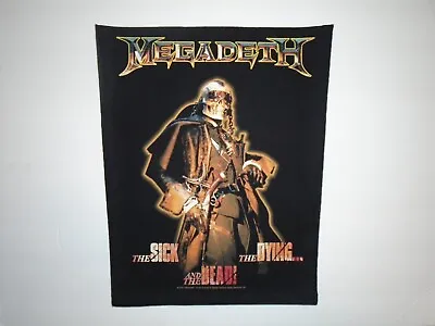Megadeth The Sick The Dying And The Dead Printed Back Patch • $13.48