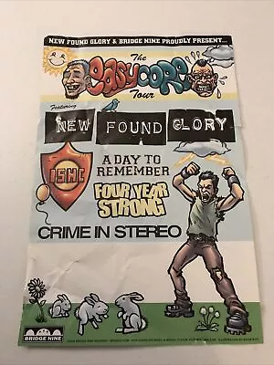 New Found Glory A Day To Remember Four Year Strong Crime In Stereo Poster READ ! • $19.87