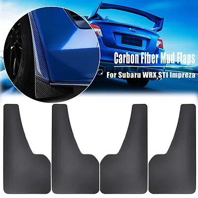 4PCS Mud Flaps Splash Guards Mudflap Mudguards For Subaru Impreza WRX STI Legacy • $25.75