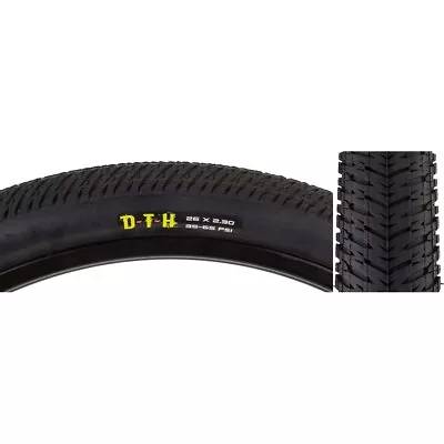 Maxxis DTH SC Tire 26x2.3 Black Wire Bead 60TPI Single Compound BMX MTB 26  • $84.91