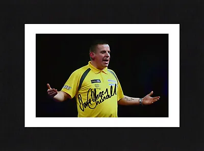 8X6 Mount DAVE CHISNALL Signed Autograph PHOTO Gift DARTS Ready To Frame • £7.49
