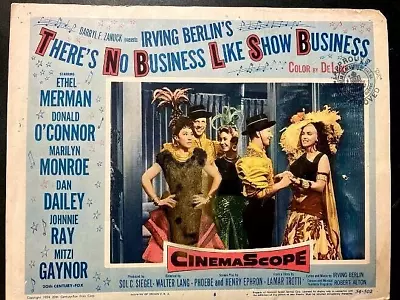 Orig. 1954 Vintage Lobby Card~MARILYN MONROE In Costume~There's No Business ... • $145