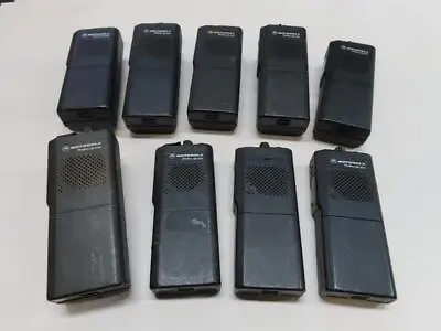 Lot Of 9x Untested Motorola Radius Gp300 Two-way Radio + 5 Batteries • $253.08