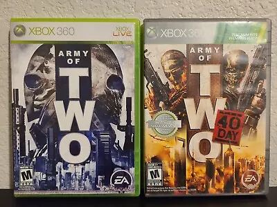 $17.99 • Buy Army Of Two & Army Of Two: 40th Day (Microsoft Xbox 360) 2 Game Lot See Pics