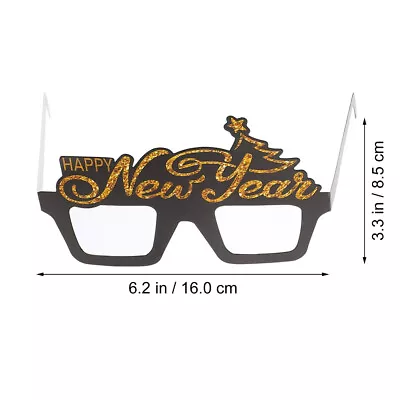 4pcs 2022 New Year Eyeglasses Novelty Party Glasses (Multi Color) • £8.39