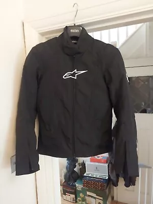 Alpinestars Moto GP Textile Black Motorcycle Jacket Size Small * • $73.98