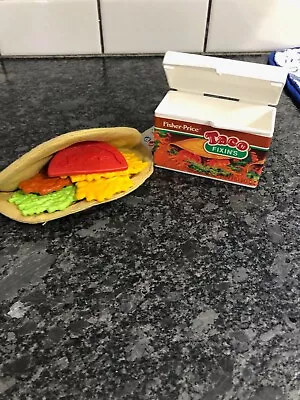 Vintage Fisher Price Fun With Food Taco Fixin's Cheese Beans Lettuce Tomato • $12.99