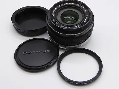 OLYMPUS OM ZUIKO AUTO-W 24MM F2.8 WIDE ANGLE LENS Vgc Serviced Jan 2024 + Filter • £134.99