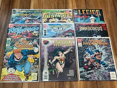 DC Comics Book Lot Of 9 Single Issues (from The Years 1985-2001) • $9.99