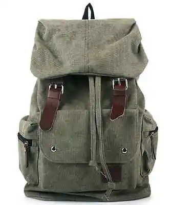 Vintage Style Canvas Backpack  • $27.99