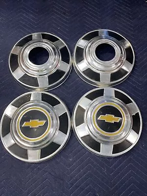 73-87 Chevy Truck 3/4 Ton Dog Dish 12  Hubcaps Set Of 4 C20 16  16.5  • $199.95