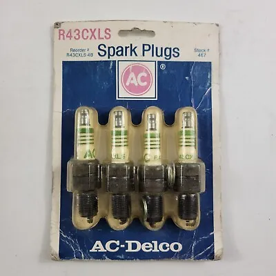 4 AC-Delco R43CXLS Spark Plugs New In Pack USA Made  • $25.21