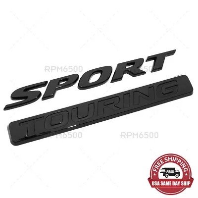 Honda Civic Sport Touring Rear Trunk Letter Logo Badge Emblem Nameplate Black • $24.99