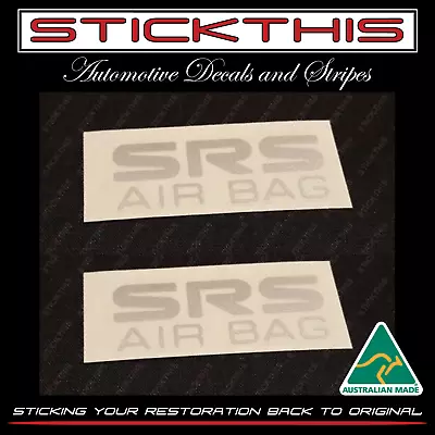 Holden HSV VR VS GTS Senator SS - SRS Side Air Bag Decals/Stickers PAIR X2 • $19.95