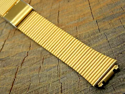 Seiko Sliding Clasp Base Metal 18mm Vintage Watch Band NOS Unused Bracelet • $38