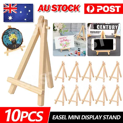 10PCS Easel Mini Display Easel Tabletop Canvas Frame Wooden Display Stand AUS • $10.95