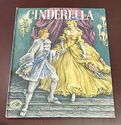 VINTAGE: Cinderella By Evelyn Andreas (1954 Hardcover) Illustrated  • $39