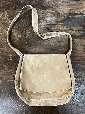 Vintage Hand Made  Western Leather Purse Nicely Worn In & Distressed Boho Vtg • $22.50