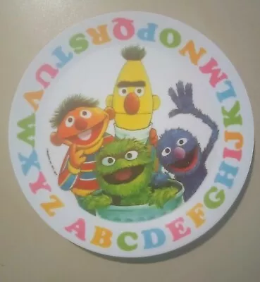 Vintage Sesame Street Muppets Inc. 1971 1977 8  A-Z Alphabet Child's Plate NHP • $7.01