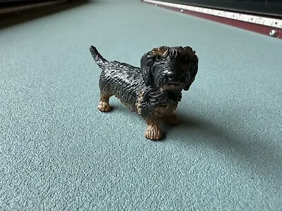 Schleich Wirehaired DACHSHUND Figure Retired 1997 Dog 16317 Dog Pup Figurine Toy • $15