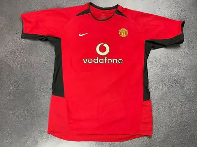 Manchester United 2002/2004 Nike Football Soccer Jersey Shirt Size  (S) Youth XL • $29.99