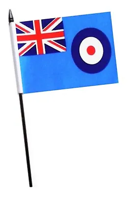 Royal Air Force RAF Blue Ensign Small Hand Waving Flag  • £4.75