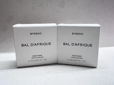 2 X BYREDO Bal D’Afrique  Soap Bars 1oz 30g Travel Size. New And Fresh. In Box • $34.17