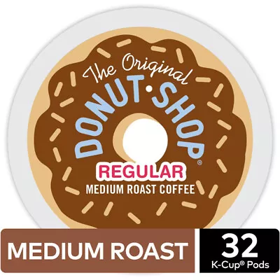 The Original Donut Shop Regular Keurig K-Cup Pods Medium Roast Coffee 32 Count • $19.99