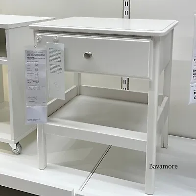 IKEA TYSSEDAL Nightstand White 20⅛×15¾'' BRAND NEW 702.999.59 • £221.76