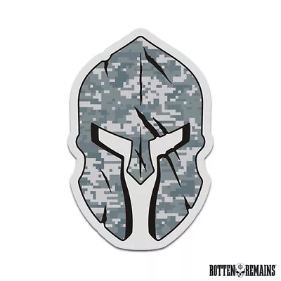 Green Digital Camo Spartan Sticker Decal Military Pixel Camouflage V3 Flag M1r • $5.97