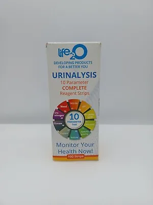 $11.50 • Buy Life 2o Urinalysis 10 Parameter Reagent Urine Strips Test Kit 100 Count EXP 2024