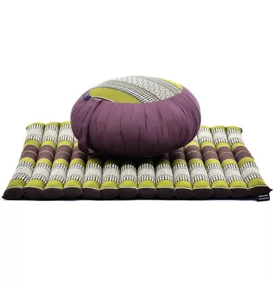 Leewadee Meditation Cushion Set – 1 Round Zafu Meditation Pillow And 1 Square  • $89.99