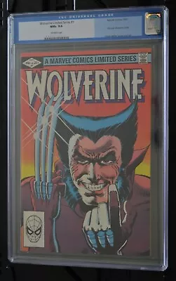 Wolverine  # 1 : Cgc 9.6 (near Mint+) : September 1982 : Marvel Comics. • $600