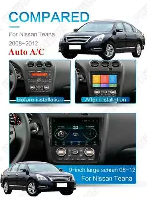 Stereo Radio 9'' Android 10.1 GPS Navi For 2008-12 Nissan Teana Altima Auto A/C  • $164.34