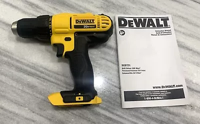 Brand New DeWalt DCD771 20V Compact 1/2  Drill Driver Cordless Tool Only • $45.95