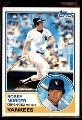 1983 Topps Bobby Murcer #782 New York Yankees • $1