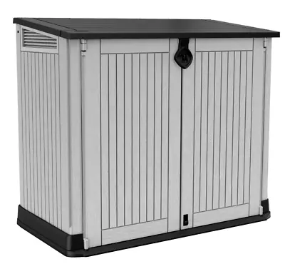 Keter Store It Out NEW Midi Lockable Outdoor Garden Storage Box 880L Bin Store • £139.99