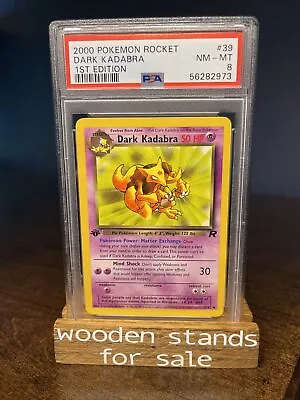 $20.22 • Buy PSA 8 NM-MT Dark Kadabra 39/82 1st Edition Team Rocket Set Pokemon Card