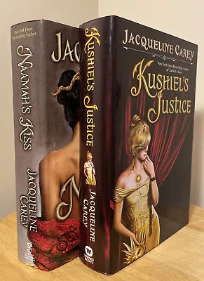 Kushiel’s Justice (2007) Naamah’s Kiss (2009) Both 1st Edition Hardcovers W/ DJ • $42