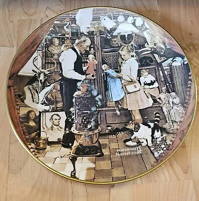 Vintage 1979 April Fool Norman Rockwell Collector's Plate Ghent Collection  • £43.43