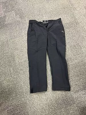 Oakley Take 2.5 Golf Stretch Performance Pants Men's 36x30 Black Trousers • $29.98