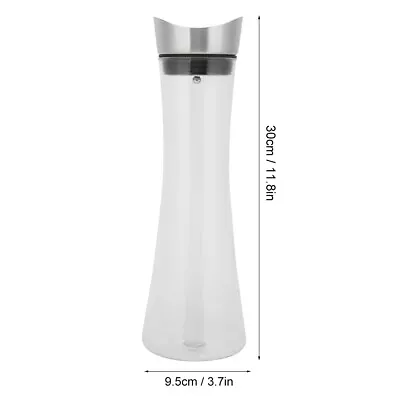 Acrylic Transparent Water Ice Cold Juice Jug Wine Beverage Container Kettle C SD • £16.06