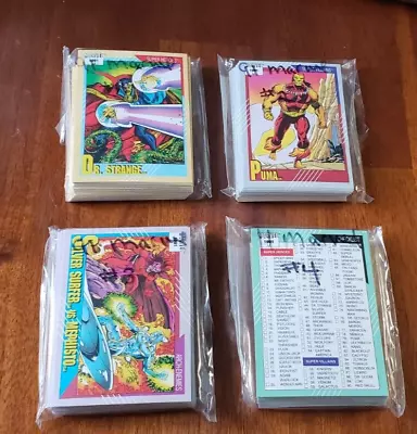 1991 MARVEL UNIVERSE SERIES 2 CARD COMPLETE Base SET 1-162 IMPEL Pack Fresh S33 • $39.99