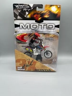 Jeff Ward Hot Wheels Racing Moto Series Dirt Bike Figure MX Toy Die Cast Toy NEW • $71.95