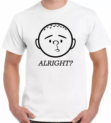 Karl Pilkington T-Shirt Alright? Men's Funny The Moaning Of Life Idiot Abroad • £9.89