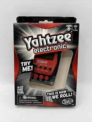 Hasbro Yahtzee Handheld Digital Game - New In Open Box • $24.46