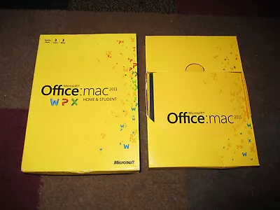 MICROSOFT Office For Mac Home And Student 2011 (3 Computer/s) • $24.95