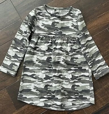 Mud Pie Girls Size 3T Camouflage Long Sleeve Dress Fall • $10